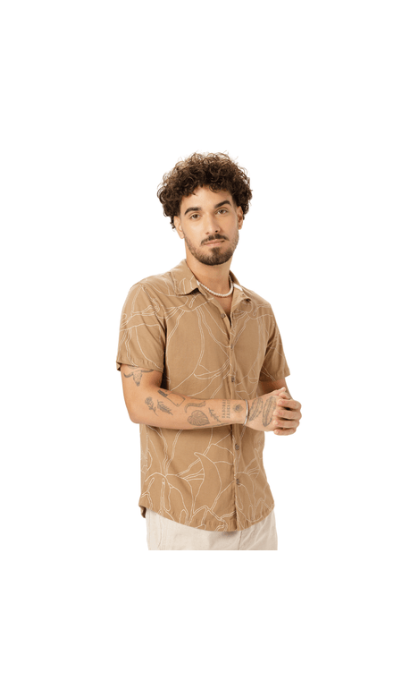 Camisa G91 Com Botões Estampada