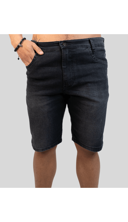 Bermuda Rox Jeans Com Elastano Bolsos Funcionais