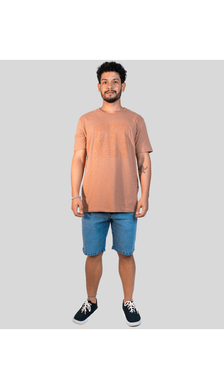 Bermuda Rox Masculina Jeans Básico Com Elastano