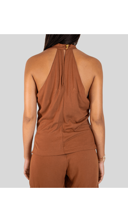 Blusa Estilo A Feminino Gola Alta Viscose