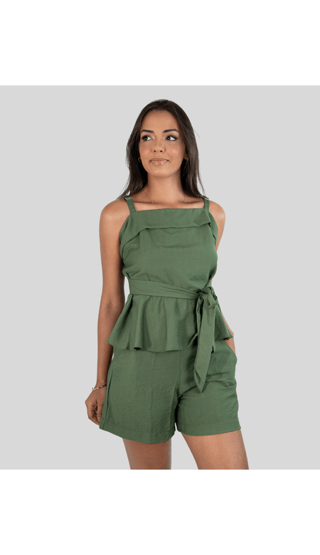 Blusa Bilro de Alças Com Amarração Lateral e Fluidez