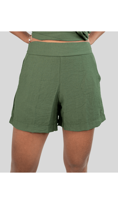 Short Bilro Feminino Curto Com Elástico e Viscose