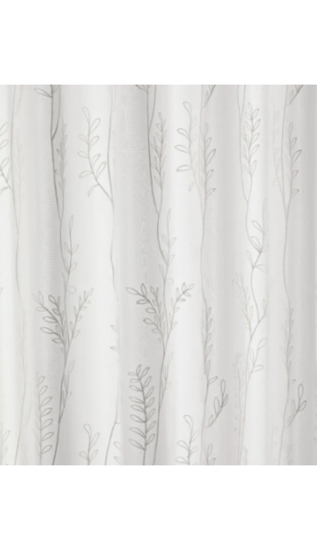 Cortina com Tecido Decorativo e Blackout PVC 100%