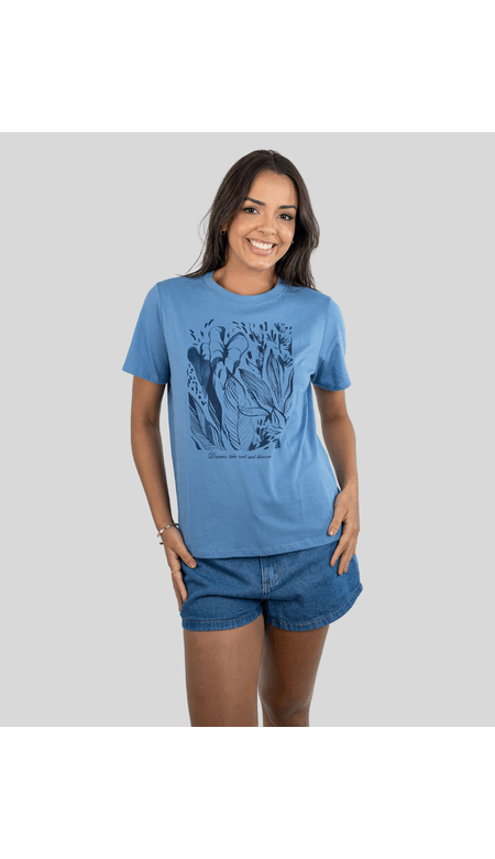 Blusa Malwee Básica Com Estampa Frontal