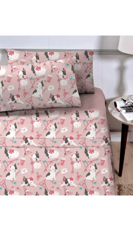 Jogo de Cama Corttex Studio Mix Solteito Infantil 3 Peças