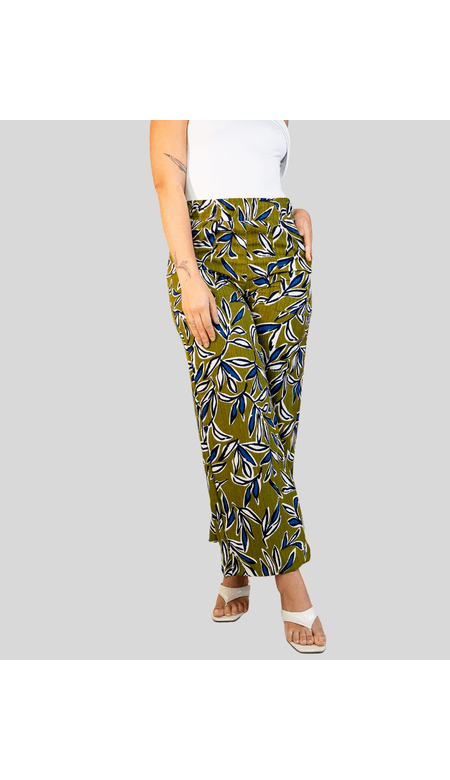 Calça Ana Xis Feminina Com Estampas Florais Larga