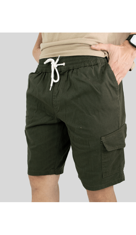 Bermuda de Sarja Cargo Com Cadarço - Rox