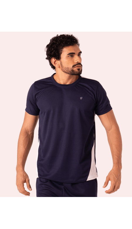 Camiseta Masculina Fitness Com Recorte no Ombro - Fit Cat