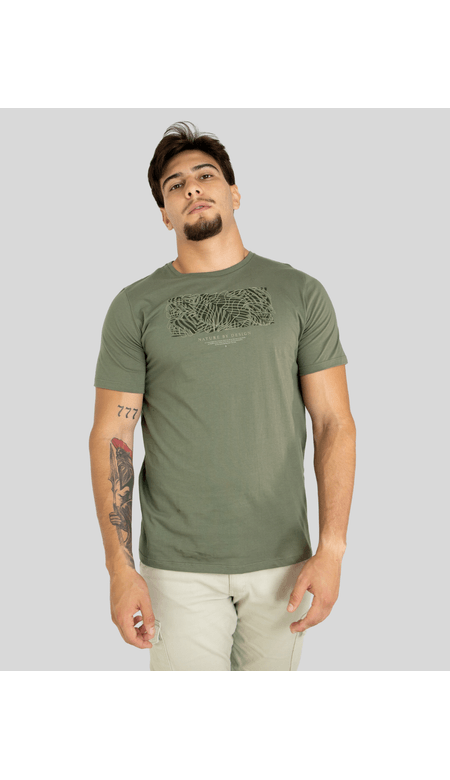 Camiset Masculina Nature By Design Em Relevo - Diametro