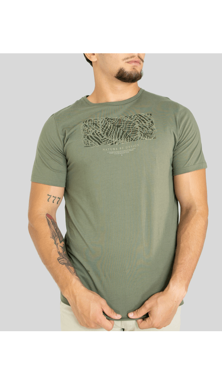 Camiset Masculina Nature By Design Em Relevo - Diametro