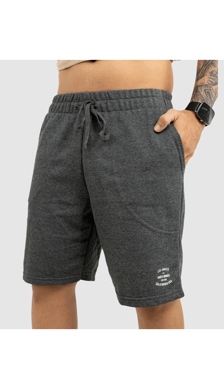 Bermuda Masculina Moletom Com 3 Bolsos - Desayner