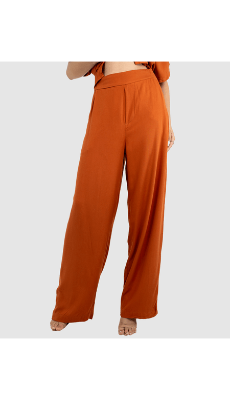 Calça Feminina Pantalona de Viscose - Ana Xis