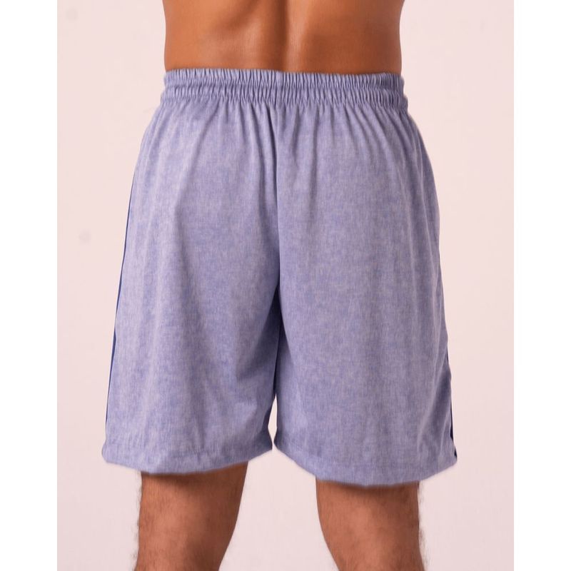 Bermuda Masculina Fitness Com Tecido Mesclado e Vi s - Borman 2