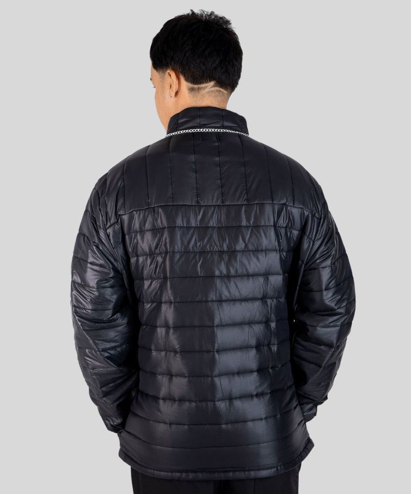 Jaqueta Masculina Puffer com Z per e Bolsos Laterais 2