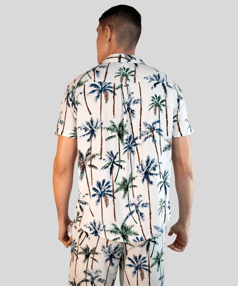Camisa Aisthy de Bot es Com Estampa de Coqueiro em Viscose 3
