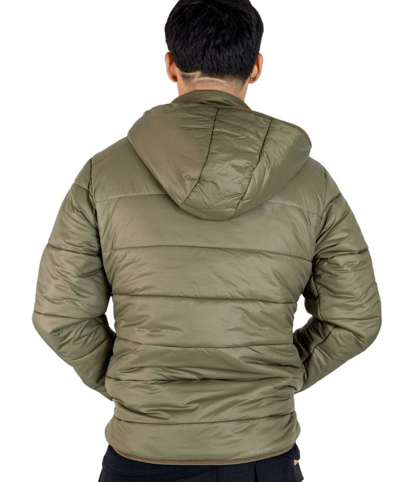 Jaqueta Masculina com Ziper e Bolsos Laterais com Capuz 2