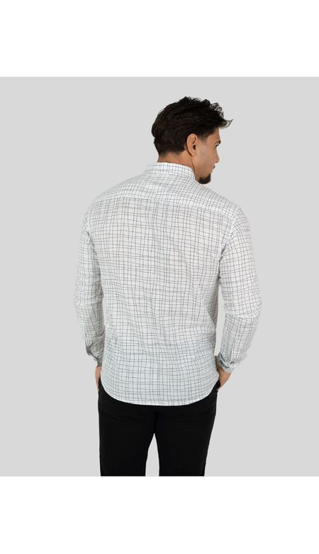 Camisa Masculina Social Manga Longa Listrada - Dixie