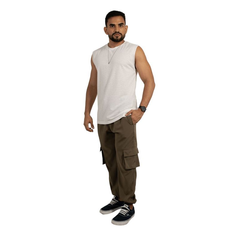 Cal a C co da Praia Cargo Jogger Tactel Com El stico 0