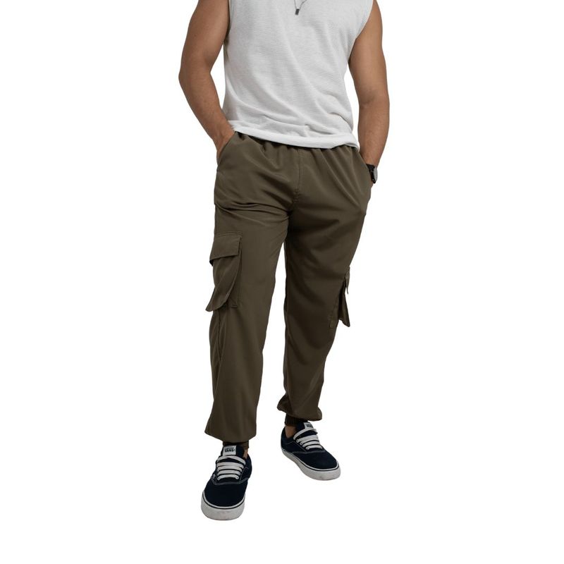 Cal a C co da Praia Cargo Jogger Tactel Com El stico 2