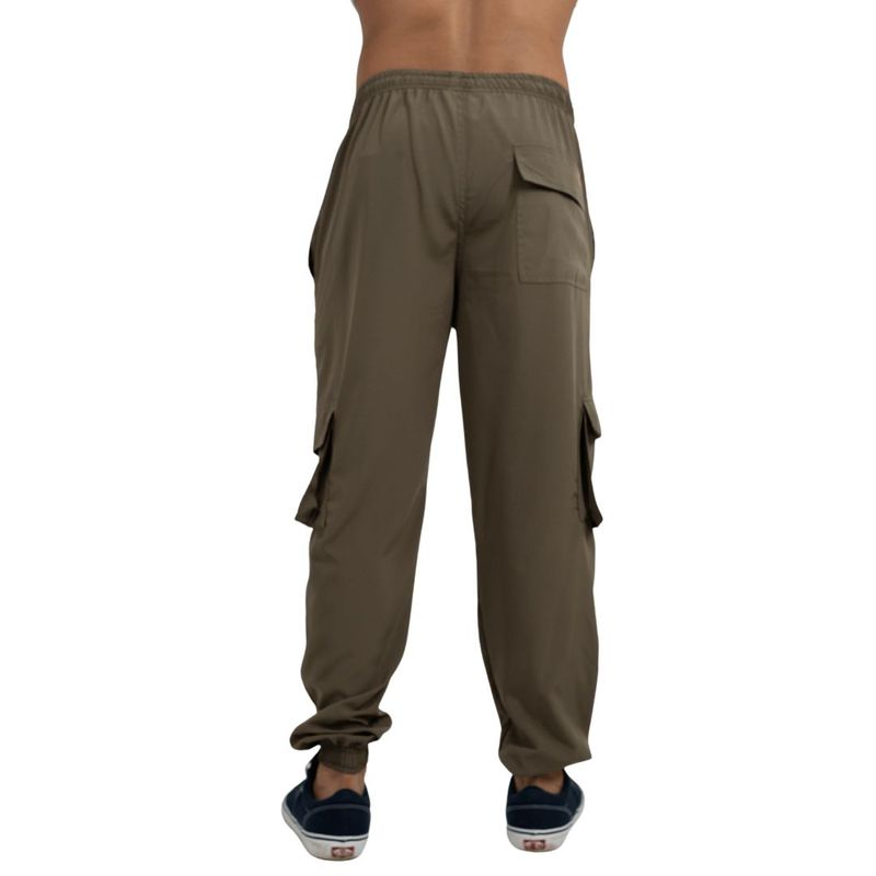 Cal a C co da Praia Cargo Jogger Tactel Com El stico 4