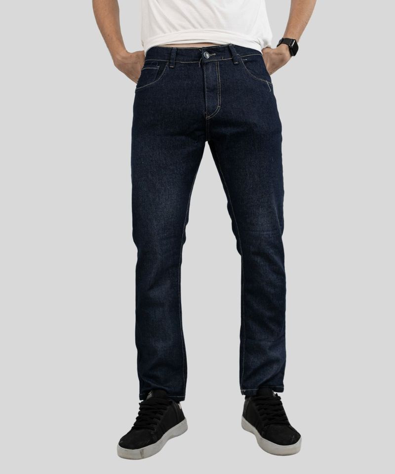 Cal a Dixie Masculina Jeans Reta Escura 1