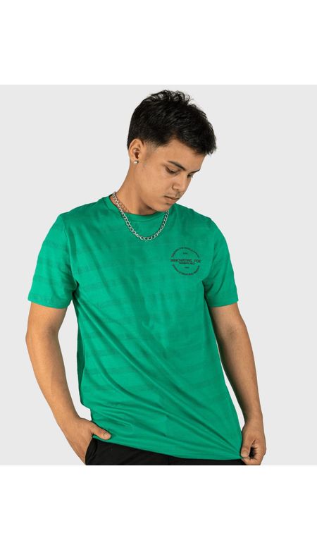 Camiseta Masculina Diâmetro com Estampa Frontal e Traseira