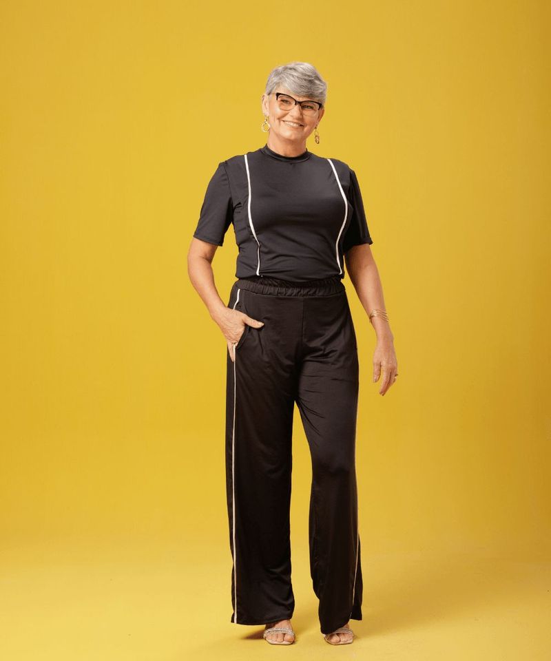 Cal a One Way Pantalona Com Vi s Lateral Elastano 0