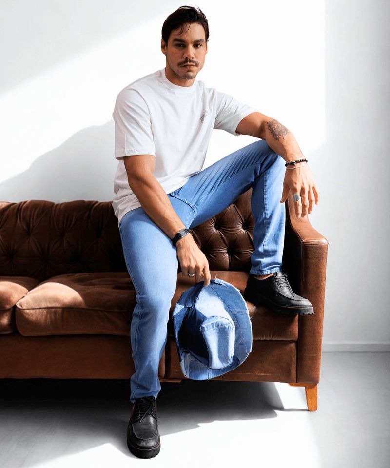 Camiseta Overcore Masculina Oversized Estampa Costas 0