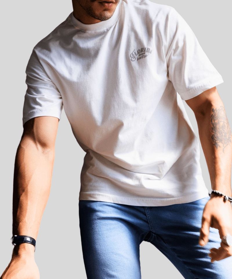 Camiseta Overcore Masculina Oversized Estampa Costas 1