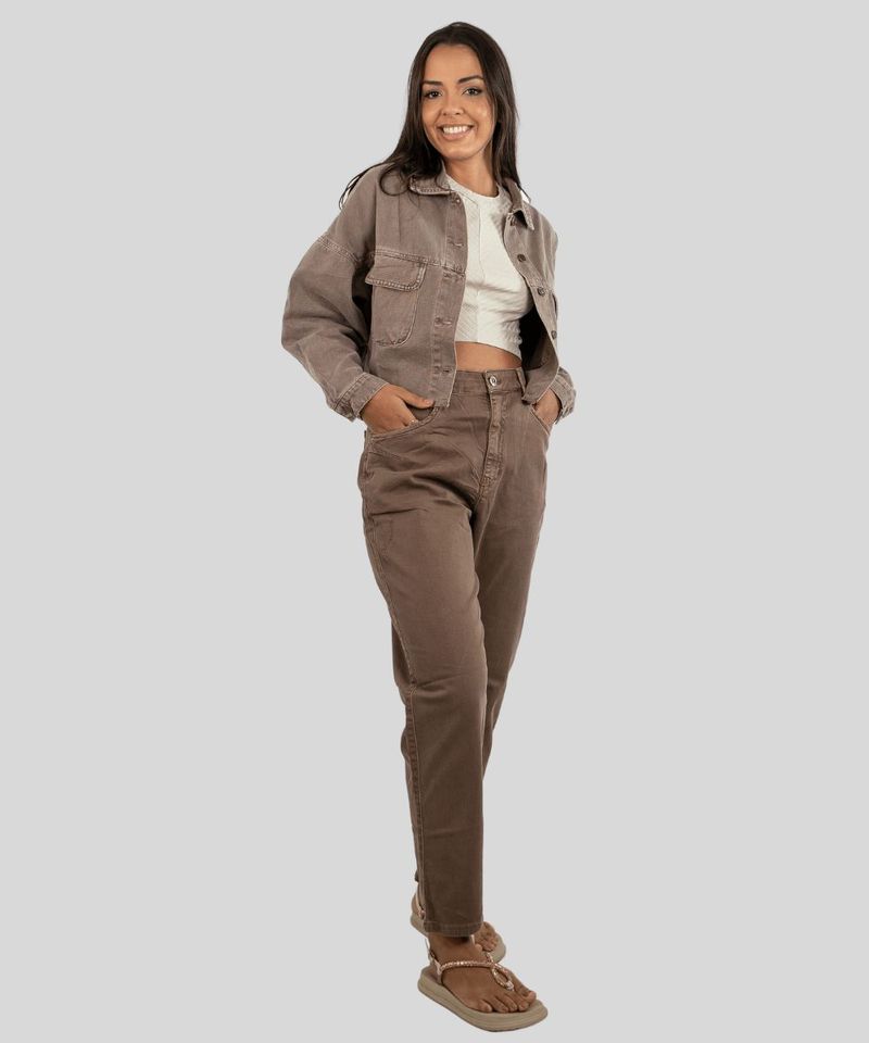 Cal a Sarja Mom Max Denim - Cintura Alta 0