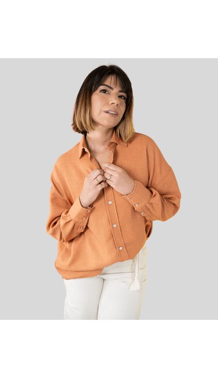 Camisão Feminina Social Super Oversized - Max Denim