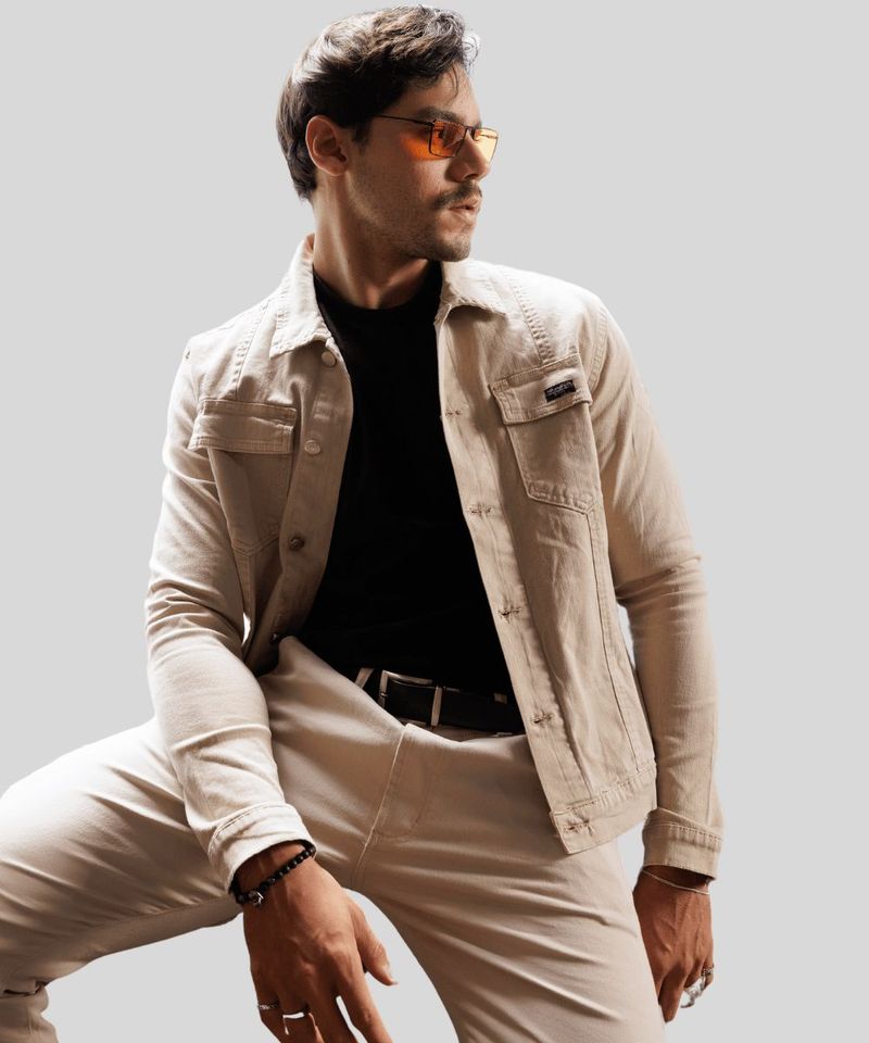 Jaqueta Max Denim Tradicional Sarja Com Bolsos 1