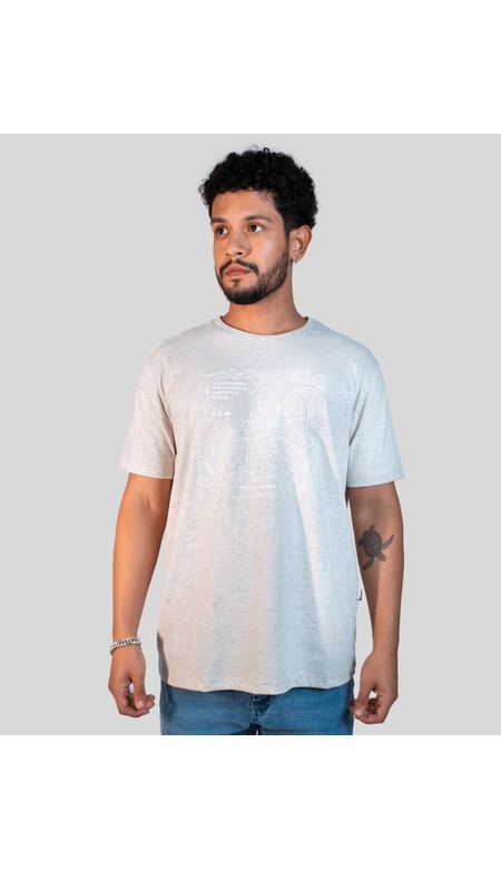 Camiseta Colisão Silkada e Alto Relevo Viscose