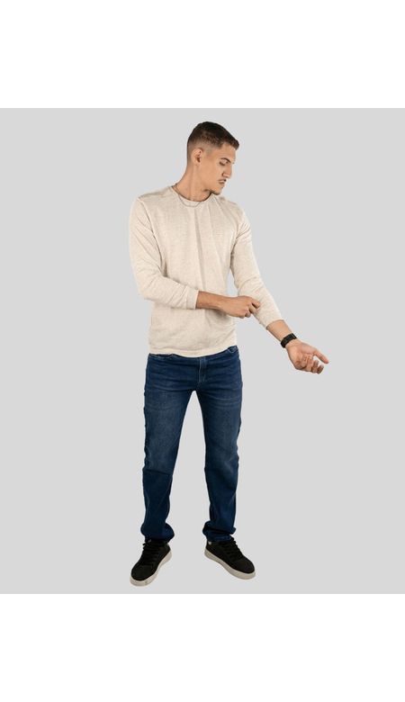 CALÇA JEANS RETA MAX DENIM 36 AO 46