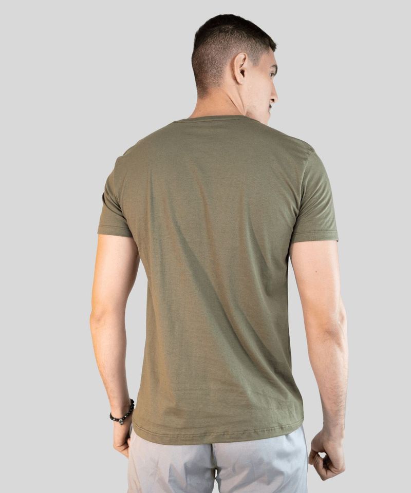 Camiseta Masculina Com Estampa de Folhagem - MMT 2