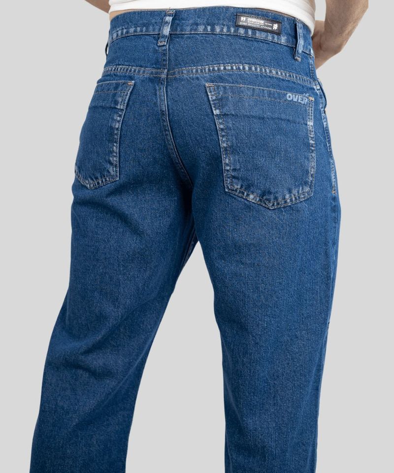 Cal a Overcore Masculina Jeans Reta Oversized 3