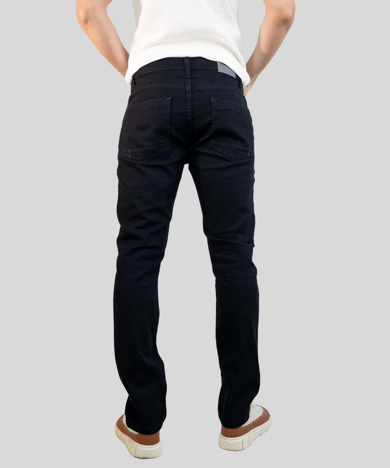 Cal a Masculina Jeans Slim Lavagem Preto - Gangster 3