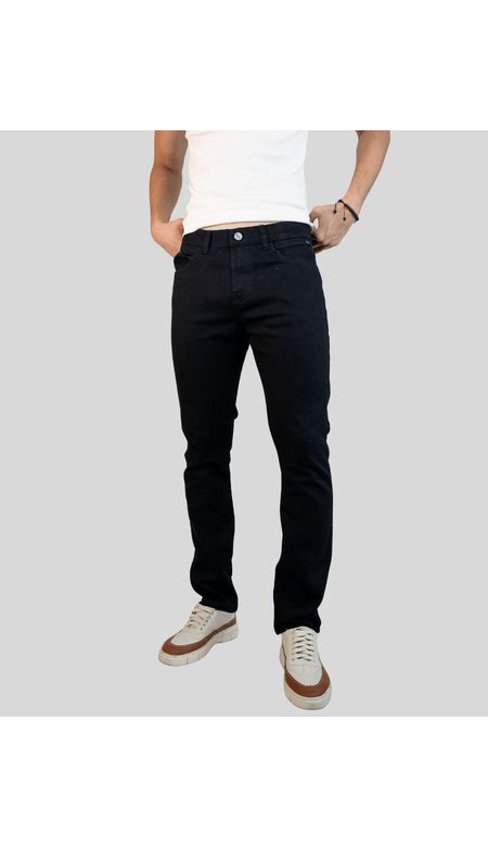 Calça Masculina Jeans Slim Lavagem Preto - Gangster