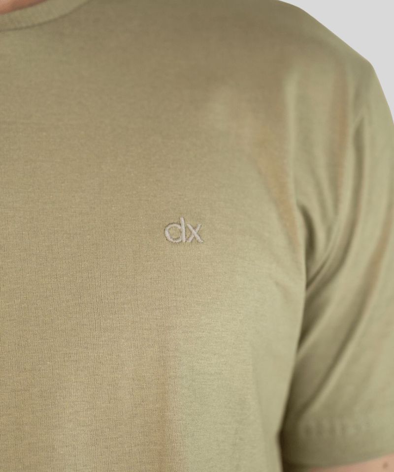 Camiseta Dixie Masculina B sica com Gola Canelada 1