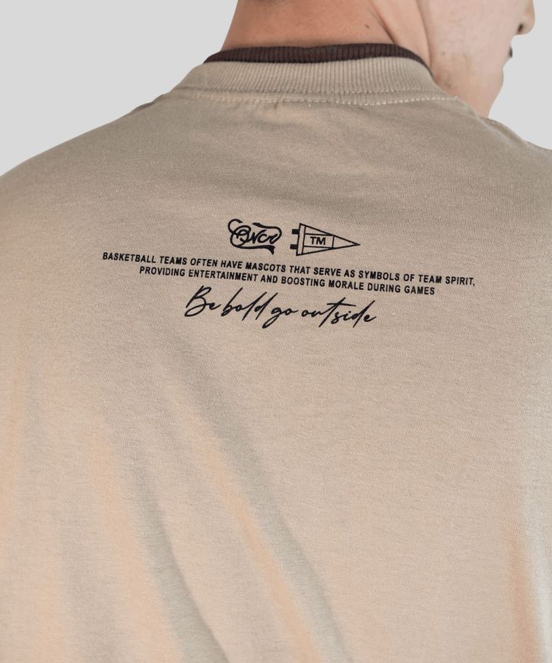 Camiseta Oversized com Gola Dupla Colegial - Overcore 2