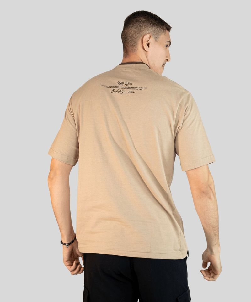 Camiseta Oversized com Gola Dupla Colegial - Overcore 3