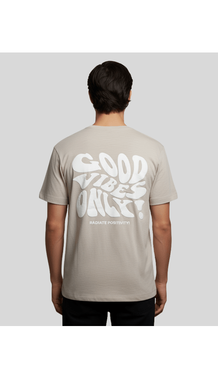 Camiseta Com Bordado "Good Vibes Only" - G91