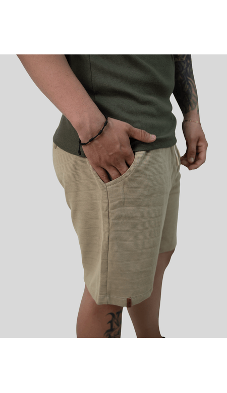 Bermuda Masculina de Moletom com Cordão Ajustável