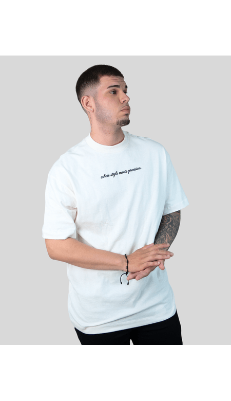 Camisa "Court Culture" Off-White com Estampa Traseira